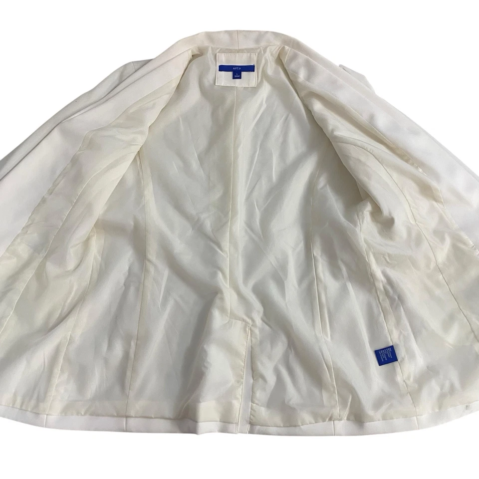 Blazer APT 9 Mujer Chaqueta Grande Marfil Cápsula Carrera Profesional Trabajo Oficina Foto 3 de 4