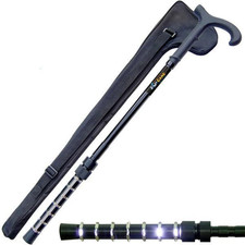Walking Cane for Men  Women - Adjustable, Heavy Duty, 1 Million Volt Stun Devic