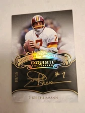 2008 Exquisite Joe Theismann Legendary Signatures Auto /15 GOLD INK  AUTO