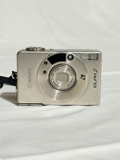 Canon ELPH 2 Point  Shoot Film Camera Canon Zoom Lens Silver Tested Working
