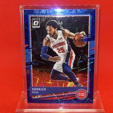 2020-21 Panini Donruss Optic - Derrick Rose #102 Blue Velocity Prizm