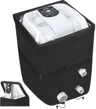 Heavy Duty Inflatable Hot Tub Pump Cover with Zipper Opening and Transparent PVC