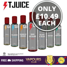 T Juice 50ml Shortfill E-Liquid | Premium Ecig Vape Juice 60VG/40PG | 0mg