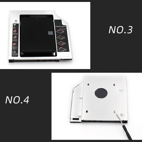 Einfach installierbare Aluminiumhalterung für Ihre für SATA 3 0 Optibay Setup