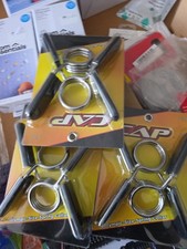  3 Cap Barbell Olympic 2" Chrome Spring Collars, Pair