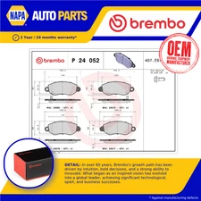 Brake Pads Set fits FORD TRANSIT TDCi 2.4D Front 00 to 06 Brembo 1135167 1318139