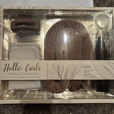 Heatless Curling Set, Velour Curl Wrap,No Heat Rollers to Sleep in Overnight