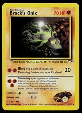 Pokemon Card - Brock's Onix Gym Heroes 21/132 Rare on eBay