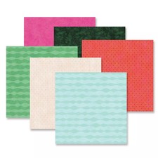 Creative Memories Tropical Garden Tone on Tone Paper Pack 12/pk Copy 