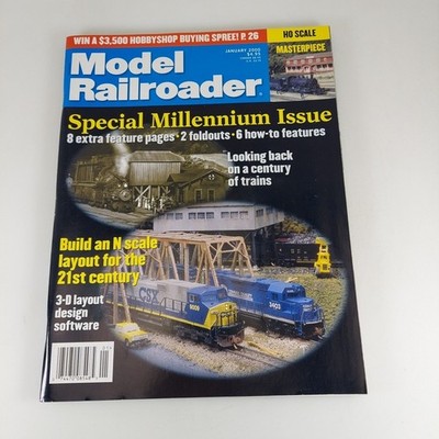Model Railroader Magazine Jan 2000 Vol 67 No 1 Millennium Issue