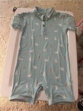 Little Sleepies Bunnies Play Romper