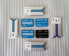 SONY SanDisk Memory Stick Pro Duo 2GB 512MB 32MB With Adapter Genuine Excellent