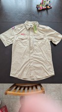 Boy Scouts of America BSA Men's Shirt Tan Large NWT New with Tags Plain