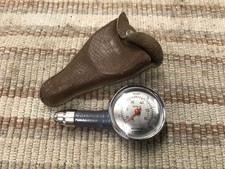 Motometer Tire Gauge Leather Bag Tire Vintage Tool Box Volkswagen Vw Porsche Mbz