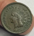1869 Indian Head Cent Well Detailed Environmental Damage