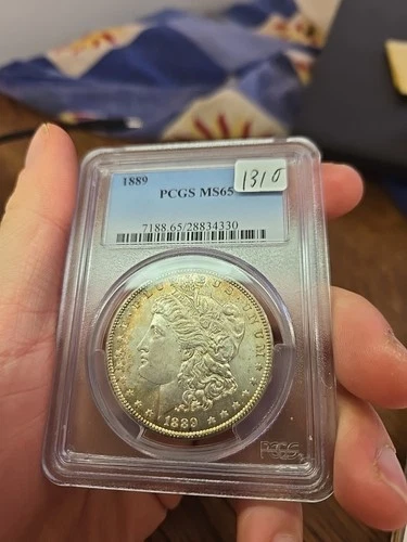 1889-P Morgan Silver Dollar PCGS Certified/Graded MS65 ~ Luster Toner