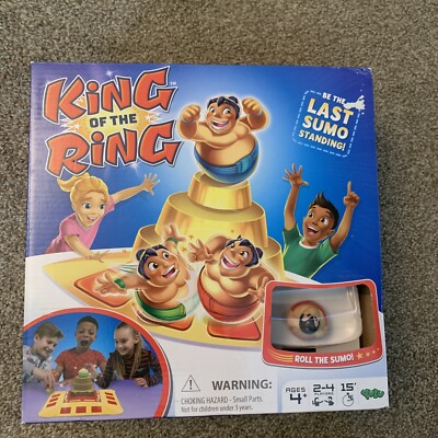 King Of The Ring Game: Be The Last Sumo Standing! Board Game Roll the Sumo NEW