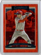 FREDDIE FREEMAN 2023 Topps World Baseball Classic 2006 RED HOT  #2/5 CANADA