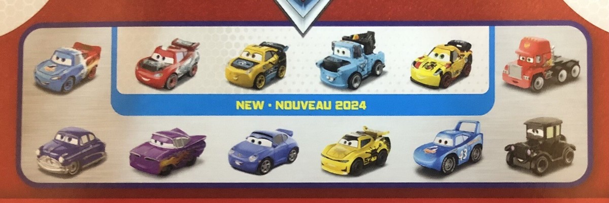 海外限定品　Disney Pixar Cars ミニカー 3台セット 2024 SERIES 3 DISNEY PIXAR CARS Mini Global Racers Cup (GRC