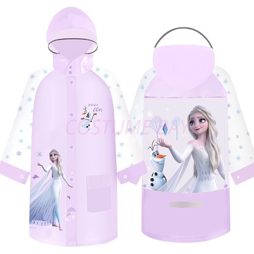 KIDS RAINCOAT JACKET WATERPROOF COVER BOYS GIRLS BACKPACK RAIN WEATHER HEROES - Picture 4 of 6