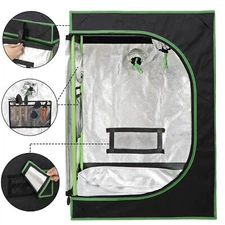 24""x48""x60" Hydroponic Grow Tent with Observation Window and Floor Tray 2X4