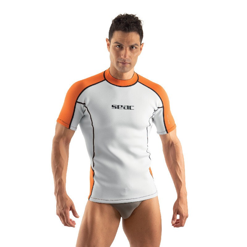 SEAC SUB Camiseta térmica hombre de neopreno manga corta FIT 2 MM