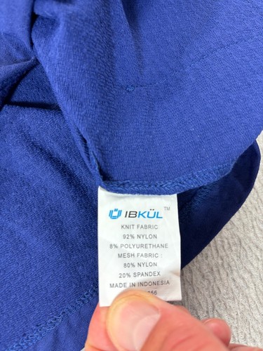 IBKUL Top mezza zip leggero finto collo (donna X-Small) blu - Foto 11 di 12