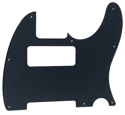 Acrylic Black Pickguard Guitar Parts For Fender Esquire Telecaster 8-Hole P90