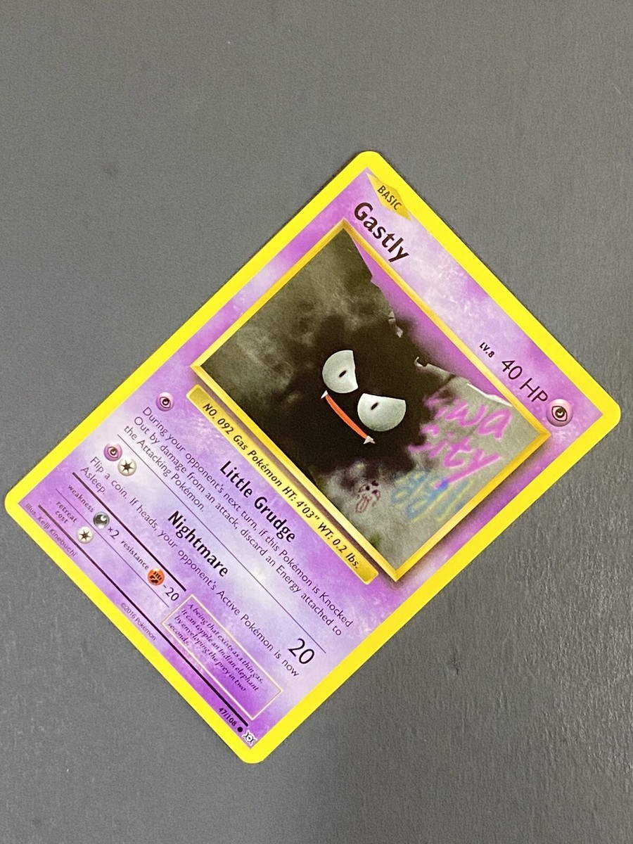 Pokemon Card, Gastly 47/108, Common, XY Evolutions, Near-Mint/Mint