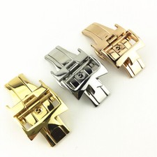 Fits Vacheron Constantin Solid Stainless Steel Butterfly Clasp Buckle 18mm 20mm