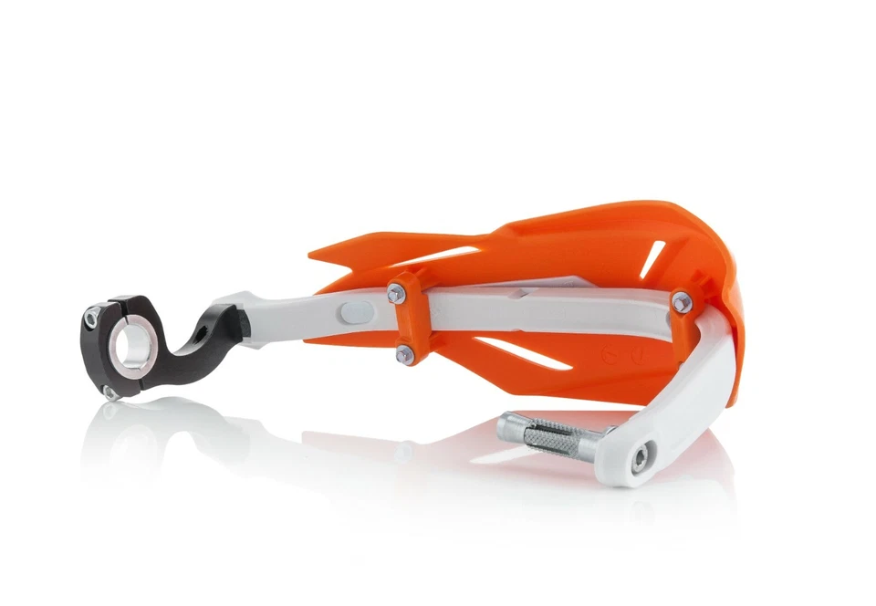 Ручная защита мотоцикла Enduro Acerbis x-Factory оранжевый синий с ПЛАНКОЙ алюминиевый крест - Изображение 2 из 2