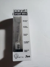 Marker Opaque Water-Based Paint with Brush 7 ml White COPQBRSH 1 Count Pack of 1