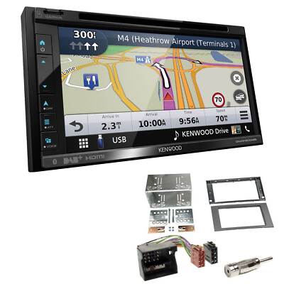 Kenwood Navigation Apple CarPlay Android Auto für Ford C-Max 2003-2007 anthrazit
