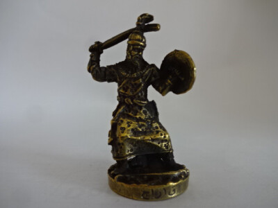 Metallfigur / Mongole / Campain of Ermak / Nr.407 02 / Messing