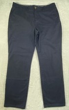 Tommy Hilfiger Pants Womens 12 Navy Straight Chinos Khakis