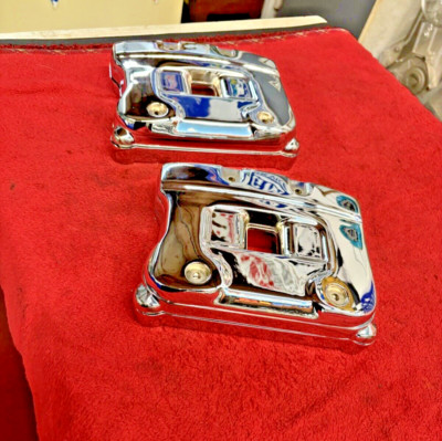 Harley NOS Chrome Rocker Covers Evolution MOTOR 6 piece Set STYLE NOS BEST BUY