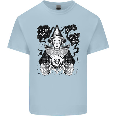 You'Re an Idiot Lustig Fortune Teller Clairvoyant Kinder T-shirt Jungen Mädchen