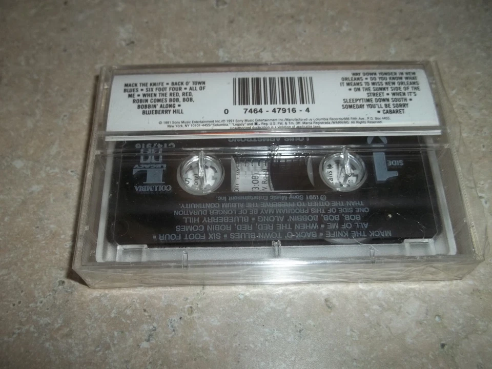 The Essence Of - Louis Armstrong- I Like Jazz - Cassette Tape CT 47916 Sealed - Image 2 of 2