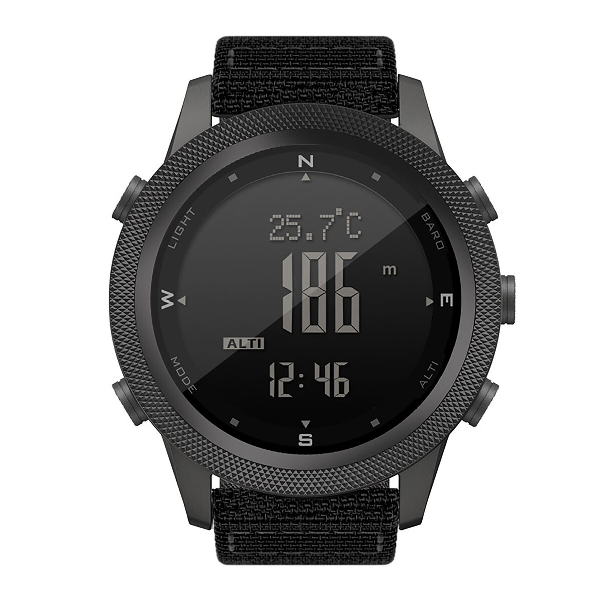 Men's Outdoor Sport Tactical Smart Watch Altimeter Barometer Compass ...