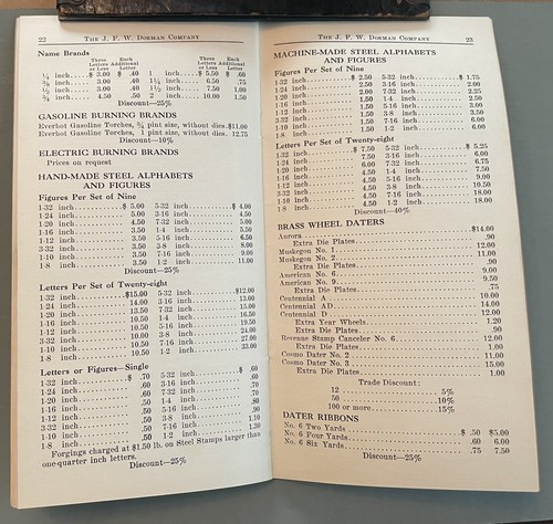 DORMAN CO. RUBBER STAMP TRADE Price List/Catalog Baltimore MD obsolete ca. 1930 - Picture 2 of 6