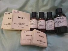 LeLabo ROSE 31 Body Soap [2] 2ozbars [2] 1.4ozbar [2] cond. [2] shower gels. # 3