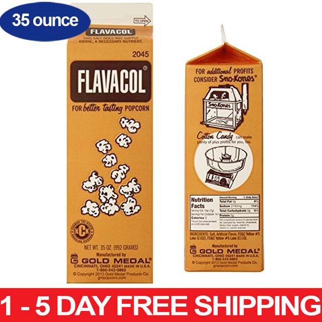 Flavacol Popcorn Season Salt 35 Oz. for sale online eBay