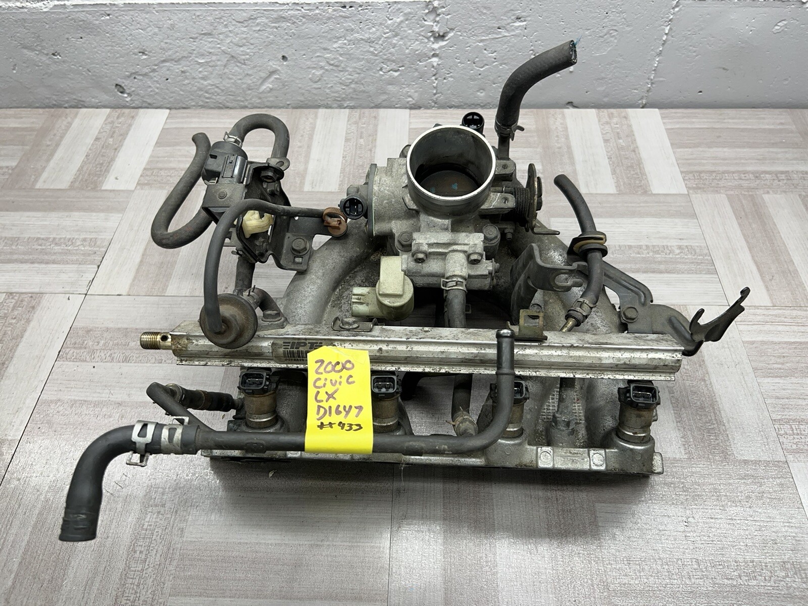 96 97 98 99 00 HONDA CIVIC INTAKE MANIFOLD THROTTLE BODY FUEL RAIL DX