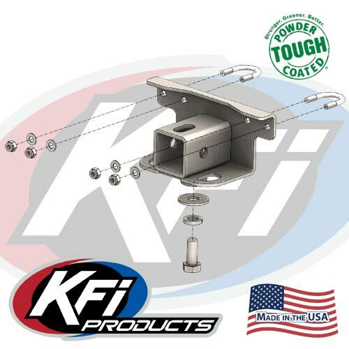 KFI Rear 2" Receiver Hitch for 2007-2023 Yamaha Grizzly 700 / Kodiak 700