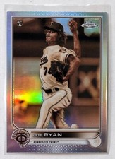 2022 Topps Chrome Joe Ryan Sepia Refractor RC #48 Minnesota Twins