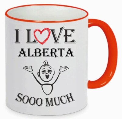Kaffetasse I Love Alberta so Much Kaffee Becher Tasse Liebe Rot 154344