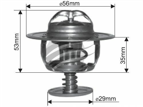 Dayco Thermostat for Toyota Hilux 11/1997 - 10/2002 2.0L 4 cyl 8V SOHC MPFI RZN1 - Picture 1 of 1