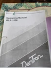DENTRON operating manual GLA-1000 COPY