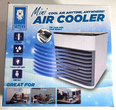 Northern Chill Portable Mini Air Cooler - Cool Air Anytime & Anywhere