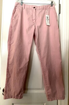 M&S Marks and Spencer Tea Dyed Pink Pants Size 14 with Tags NWT